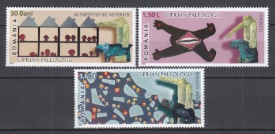 ROMANIA 2006 LP 1749 ARTISTI ROMANI CONTEMPORANI CIPRIAN PALEOLOGU SERIE MNH foto