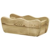 vidaXL Strat &icirc;nălțat de grădină, 50x18x18 cm, lemn de pin tratat