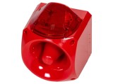 Semnalizator luminos și acustic KLAXON SIGNALS 10-60VDC LED roșie IP66 ABS