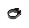 Colier tija sa, prindere surub, 28,6mm, culoare negru, din aluminiu Cod:AWR0277