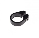 Colier tija sa, prindere surub, 28,6mm, culoare negru, din aluminiu Cod:AWR0277