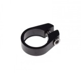 Colier tija sa, prindere surub, 28,6mm, culoare negru, din aluminiu Cod:AWR0277