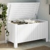 Cutie depozitare capac &quot;RANA&quot;, alb, 100x49x54cm, lemn masiv pin