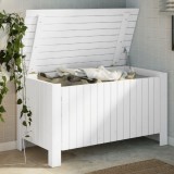 Cutie depozitare capac &quot;RANA&quot;, alb, 100x49x54cm, lemn masiv pin