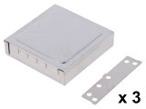 Carcasă ecranare oțel 68x68x17mm