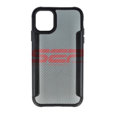 Toc TPU+PC Carbon Fiber Apple iPhone 11 Black foto