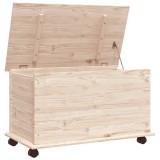 Cumpara ieftin Cufar de depozitare cu roti &bdquo;ALTA&rdquo; 73x39,5x43 cm lemn masiv pin
