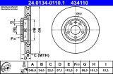 ATE 24.0134-0110.1 Disc frana