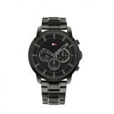 Tommy Hilfiger Jameson Ceas Bărbați 46mm Baterie cu Brățară Din Metal Neagră