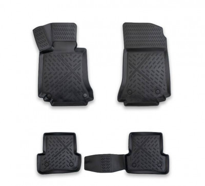 Covoare presuri cauciuc tip tavita PSN Mercedes Clasa C W204 2007-2014 foto