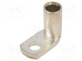 V&acirc;rf inelar tubular M10 70mm2 crimpat ERKO, cablu unghi 90&deg;