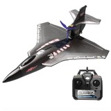 Avion de jucarie RC ZYTEQ&reg;️ cu telecomanda - zboara pe apa, sol si aer, impermeabil, 2.4G, luminii LED, acorbatii 360 de grade, negru