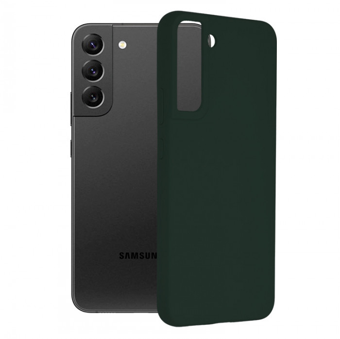 Husa Techsuit Soft Edge Silicon Samsung Galaxy S22 Plus - Dark Green
