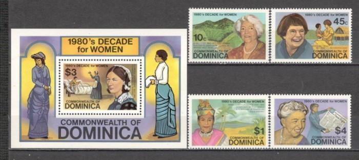 Dominica.1982 Decada ONU ptr. femei PD.38