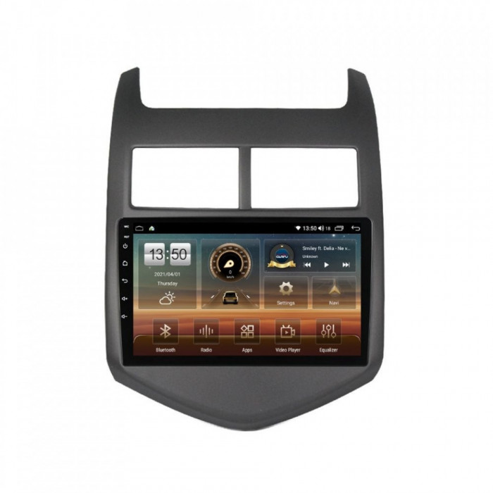 Navigatie dedicata cu Android Chevrolet Aveo 2011 - 2014, 8GB RAM, Radio GPS