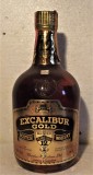 RARE WHISKY EXCALIBUR, GOLD - 12YO, CL 75 GR, 43, ANI 60/70 IMP. CINZANO ITALY, Europa, Rosu, Sec