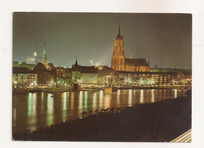 FA57-Carte Postala- GERMANIA - Frankfurt am Main, Eiserner Steg, circulata 1969 foto