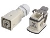 Conector HDC Tata-Mama WEIDM&Uuml;LLER, 5 Pini, 4+P, 400V, 16A, Intrare Cablu M20, Plastic