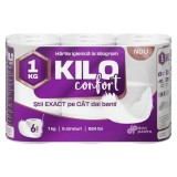 Cumpara ieftin Hartie Igienica 5 Straturi Don Pedro Kilo Confort, 6 Role/Set, Fara Parfum - Premium, Densitate &amp; Absortie Optima