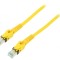 Patch cord S/FTP 6a Cu PUR galben 5m