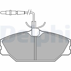 DELPHI LP788 set placute frana,frana disc