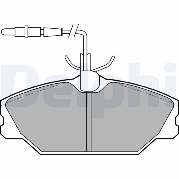 DELPHI LP788 set placute frana,frana disc