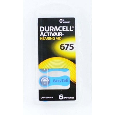 Set 6 Baterii pentru Aparate Auditive Duracell PR312 9D011 XXM foto