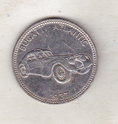 bnk jt Automobile - Bugatti Atlantic 1937 - jeton Shell foto