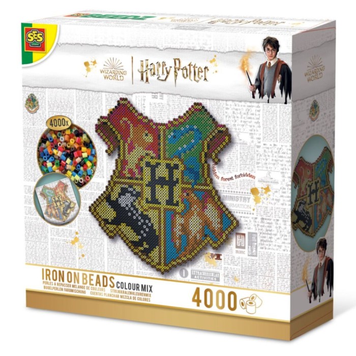 Set creativ margele de calcat Beedz Harry Potter - Stema Hogwarts