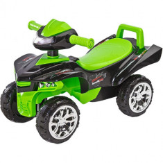 Vehicul Ride-On Mini Raptor 2 in 1 cu Sunete si Lumini Verde foto