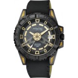 Ceas B?rb?tesc Q&amp;Q Attractive Gold &amp; Black DA52J502Y