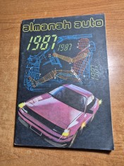 almanah auto - din anul 1987 foto