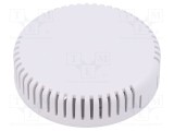 Carcasă alarmă HAMMOND Z 20,3mm ABS alb ventilată Serie 1551V