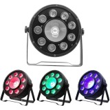 Proiector Lumini Disco PAR LED RGB 9x3W + 1x20W, Culori Statice, DMX, Stroboscop, Control Sunet, Evenimente, Nunta, Club