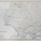 SOUTH - WEST RUSSIA - SHOWING THE EXTENT OF THE KINGDOM OF POLAND PREVIOUS TO ITS PARTITION IN 1722 by KEITH JOHNSTON , SCARA 1 / 3.456.000 , MIJLOC