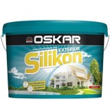 OSKAR SILIKON Vopsea ultrarezistenta flexibila pentru exterior cu SiliconLatex 5 Litri