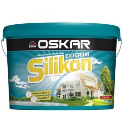 OSKAR SILIKON Vopsea ultrarezistenta flexibila pentru exterior cu SiliconLatex 5 Litri foto