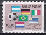 Argentina 1981 - Cupa de aur la fotbal, Montevideo, MNH, Nestampilat