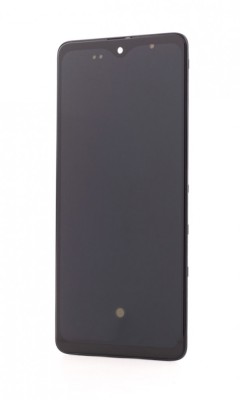 LCD Samsung Galaxy A51, A515, + Rama Negru, Small Glass foto