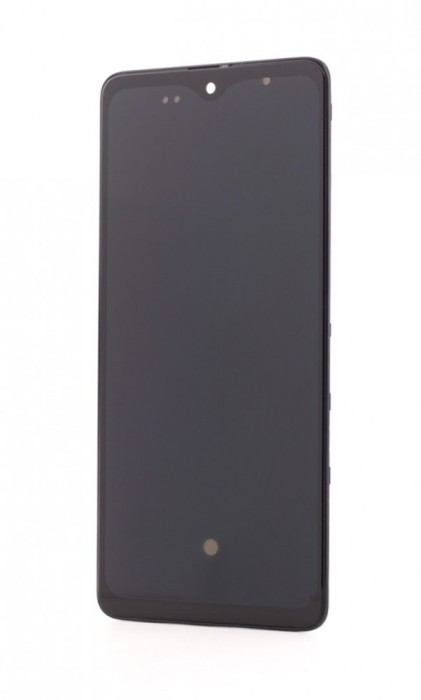 LCD Samsung Galaxy A51, A515, + Rama Negru, Small Glass