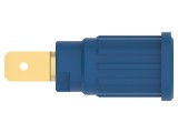 Soclu Banană 4mm Albastru Aurit 32A 1kV