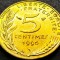 Moneda 5 CENTIMES - FRANTA, anul 1996 *cod 1730 A = UNC