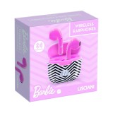 Casti wireless Barbie cu Bluetooth 5.3, microfon si carcasa de incarcare
