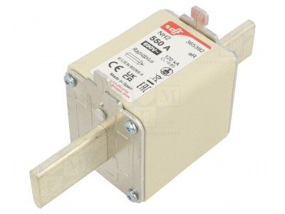 Siguranță NH2 aR 550A 690VAC 550VDC Argintie foto