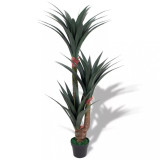 Plantă Artificială Yucca Cu Ghiveci 155 cm Verde 244430