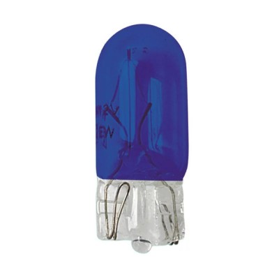 Bec clasic 5W 12V pozitie cap sticla W21x95d 2buc - Albastru Garage AutoRide foto