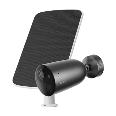 Kit camera IP + panou solar, rezolutie 2K, 4G, baterie 5.200 mAh, Audio bidirectional - EZVIZ CS-EB3-SP(2K,4GA) foto