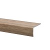 Profil aluminiu pentru treapta, SET S42, pin, 40 x 22 mm, 1 m