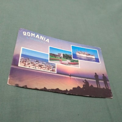 CARTE POSTALA LITORAL CIRCULATA foto