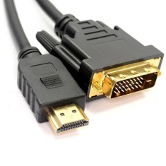 Adaptor HDMI - DVI, cablu de conversie foto
